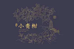新会小青柑产品包装插画设计熊子塔小鸟天堂茶叶包装-古田路9号-品牌创意/版权保护平台