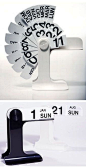 Enzo Mari: Timor Desk Calendar | NOVA68 Modern Design