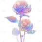 植物通用梦幻玫瑰元素素材