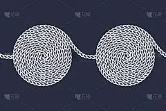 螺线,绳子,四方连续纹样,华丽的,旅途,卷着的,纺织品,游艇,壁纸,模板