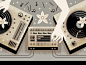Vanilla Vibes turntable dj label illustration art illustration