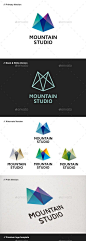 Mountain Studio Abstract Logo Template Vector EPS, Vector AI. Download here: http://graphicriver.net/item/mountain-studio-abstract-logo/560144?s_rank=65&ref=yinkira