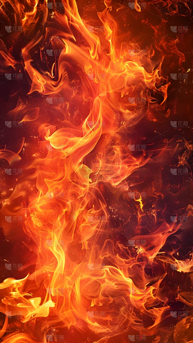 特效通用实景红色火焰火花背景场景图片素材
