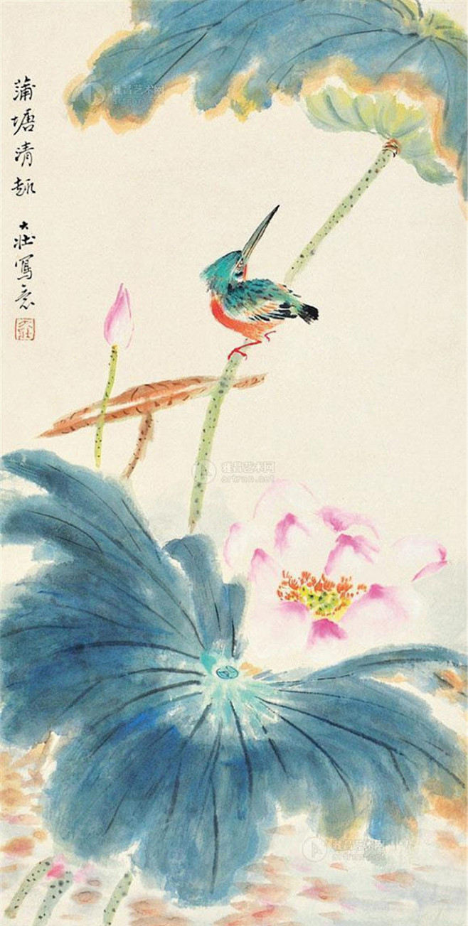 张大壮花鸟画作品欣赏（三）