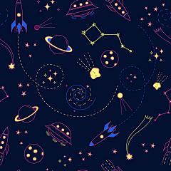 韩阿胖儿～采集到星空