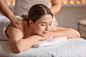 woman massage spa