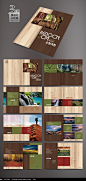 自然风景宣传画册设计_画册设计/书籍/菜谱图片素材