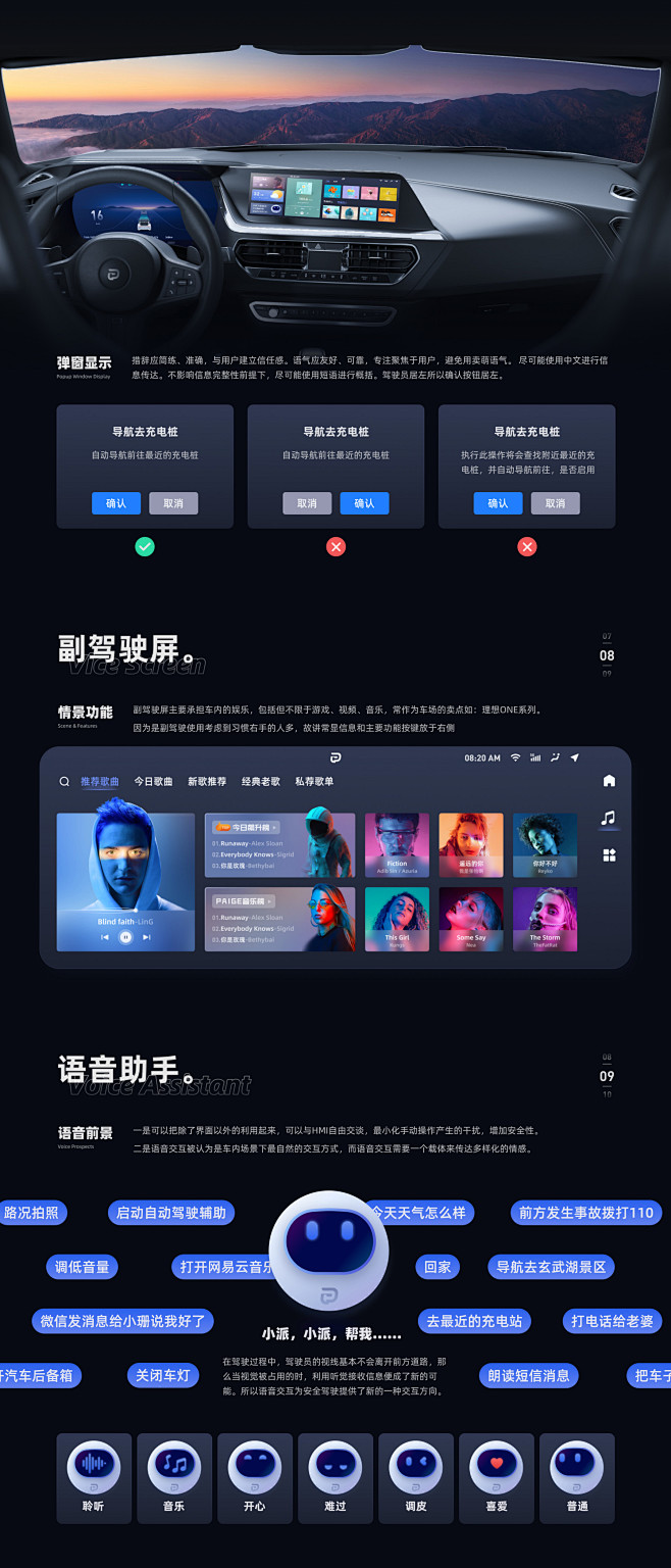 HMI车载设计作品集-APP-UICN用...