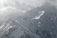 重的,阿尔卑斯山脉,滑雪坡,暴风雨,水平画幅,雪,户外,冬天,山,大量物体