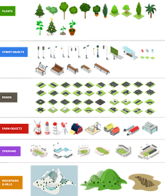 陈丽昂采集到伪3D扁平化场景