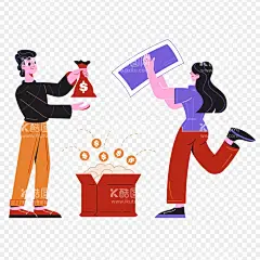 投资理财插画  - 源文件下载【酷图网】投资理财插画,投资,理财,投资理财,金融,利润,金融科技,财务管理,商业金融,金融插画,插画,矢量AI,手绘,手绘人物,扁平风,扁平化人物,矢量人物,卡通人物,人物,场景人物,扁平插画,人物插画素材,扁平化场景,AI,矢量,卡通