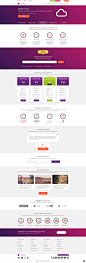 Bootstrap3紫色域名服务网站模板-　TS ICONHOST - 网站模板，下载最新最全的网站模板 - 模板世界
