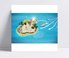 海面上正在施工的小岛图片|海面,箭头,矢量箭头,船只,轮船,孤岛,小岛,椰树,楼房,建筑,城市建筑,施工,商业,钱币符号,能源,海鸥,海报设计,广告设计模板,海报设计,广告设计模板,PSD素材