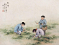 当代画家郑慕康人物绘画艺术作品
郑慕康（1901—1982年），名师元、师玄，号慕康，广东省潮阳人。幼年对美术、广告图案很有兴趣。1918年进入上海美专，以素描中的肖像画为主攻方向，师从冯超然，得明代曾鲸晕染法神髓，将西洋画的明暗法、透视法和传统工笔人物糅合为一；擅长人物画，兼工诗书