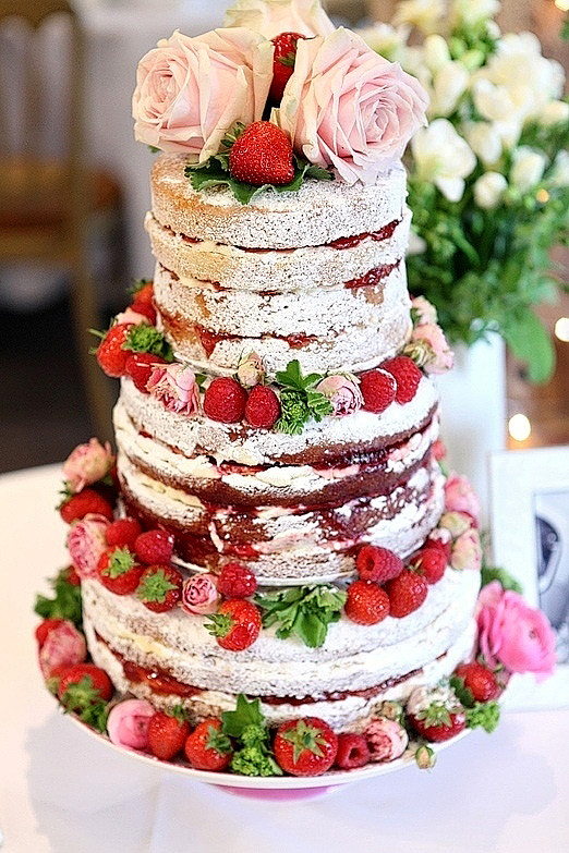 #草莓蛋糕 婚礼蛋糕#