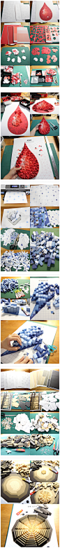 Pattern Matters: Tangible Paper Infographic