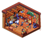 Roxas's Room - Lazy Afternoons, Jaume Rodríguez Peralta : Hello pixel artist lovers!

This is an animated dome of Roxas's room from Kingdom hearts 2. It took about 3 weeks me, I've been working on it in my some of my free hours. I used the art style of Co