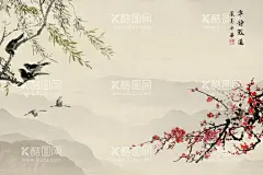 复古工笔画中国风  - 源文件下载【酷图网】复古,工笔画,中国风,影楼,影楼后期,中式,背景,古风背景,psd,模板,古风,海报,宣传,制度,中国,手绘,绘画,