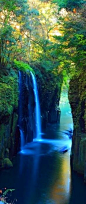 blue waterfall: 