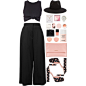 A fashion look from August 2015 featuring crop top, Proenza Schouler and black shoes. Browse and shop related looks.