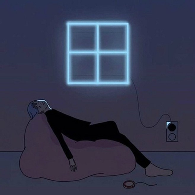 动漫情侣头像黑夜