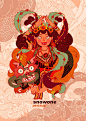 snowone  的插画 七夕仙女