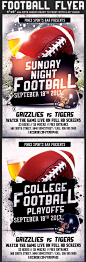 American Football Game Flyer Template : American Football Game Flyer Template is very modern psd flyer that will give the perfect promotion for your upcoming Super Bowl or College Football Screening! All elements are in separate layers and text is fully e