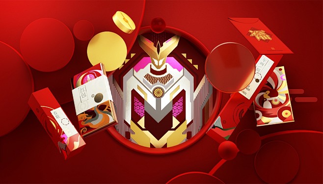 「王者荣耀」春节礼盒包装设计