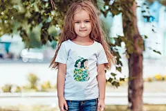 香沫咖啡奶茶原创插画T恤，双子座文艺女孩