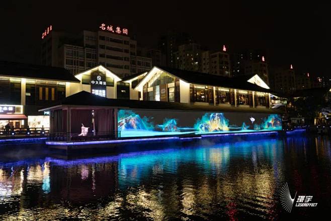 诗画山水 温润之州丨环宇邀您共赏大型行进式水上夜游演出《塘河夜画》！_温州 : 走过这浓墨重彩的千年塘河，便是那月华映照下的风雅塘河，飞舞在 ...