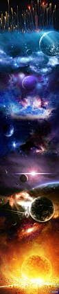 星空背景太空星球焰火  电商设计#网页设计#天猫设计#淘宝设计#京东设计#网店设计#网店装修