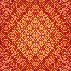 中华民族无缝图案。2015年中国新年。