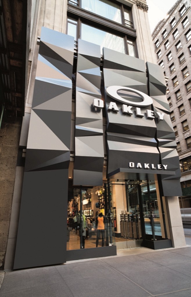 纽约市Oakley第五大道的旗舰店设计/...