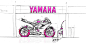 sketch sketches rendering motorcycle design france divers ILLUSTRATION  artwork