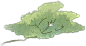 清明节山水插画-树