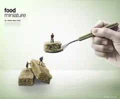 20款食物汉堡果蔬微距模型合成后期创意广告海报PSD分层设计素材 - 优优素材