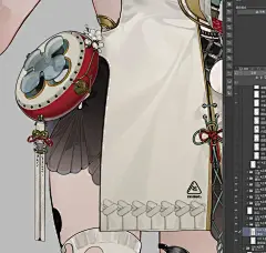 画师：荀异 - 小红书