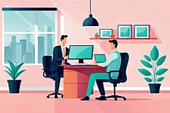商务办公企业文化金融扁平风插画