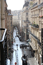 清雪中的巴黎~
 #建筑时刻#