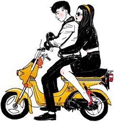 插画素材 #头像# #背景图# #水彩#...