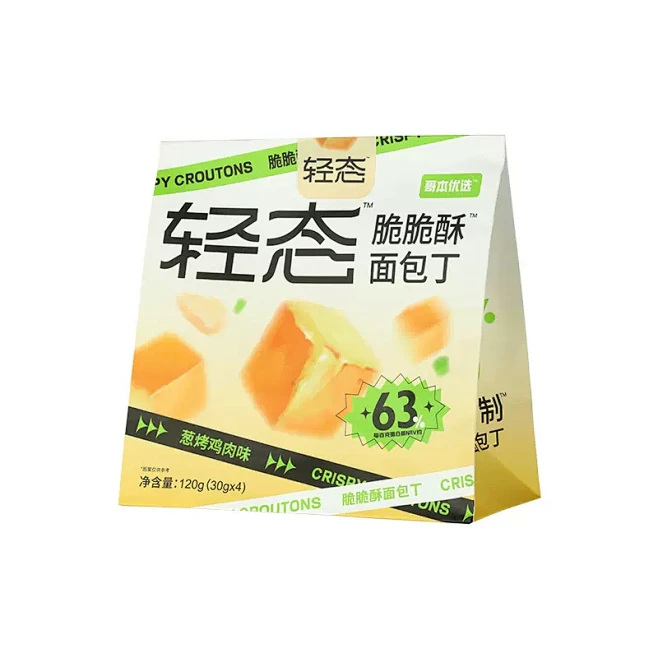 哥本优选轻态面包丁高蛋白面包干120g休...