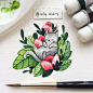 分享一波治愈系动物水彩小画~
by:inky.diary
#小清新插画##小清新水彩##每天画画# ​ ​​​​