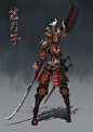 samurai, Anima 08 : samurai by Anima 08 on ArtStation.