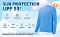 Amazon.com: Ewedoos UPF 50+ Fishing Shirts for Men Long Sleeve Tee Shirts Rash Guard for Men UV Protection Swim Sun Shirts for Men : Sports & Outdoors