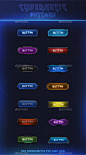 Cybernetic Buttons - Buttons Web Elements