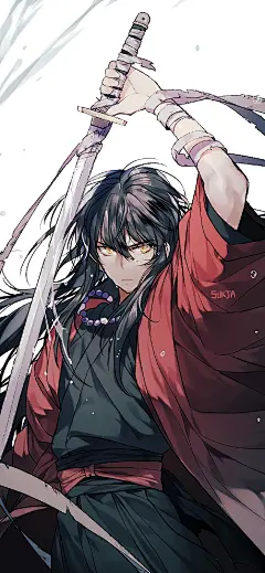 犬夜叉创意手绘高清手机壁纸