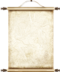 画轴 古风 标题框 古风素材 png 免抠 质感背景
