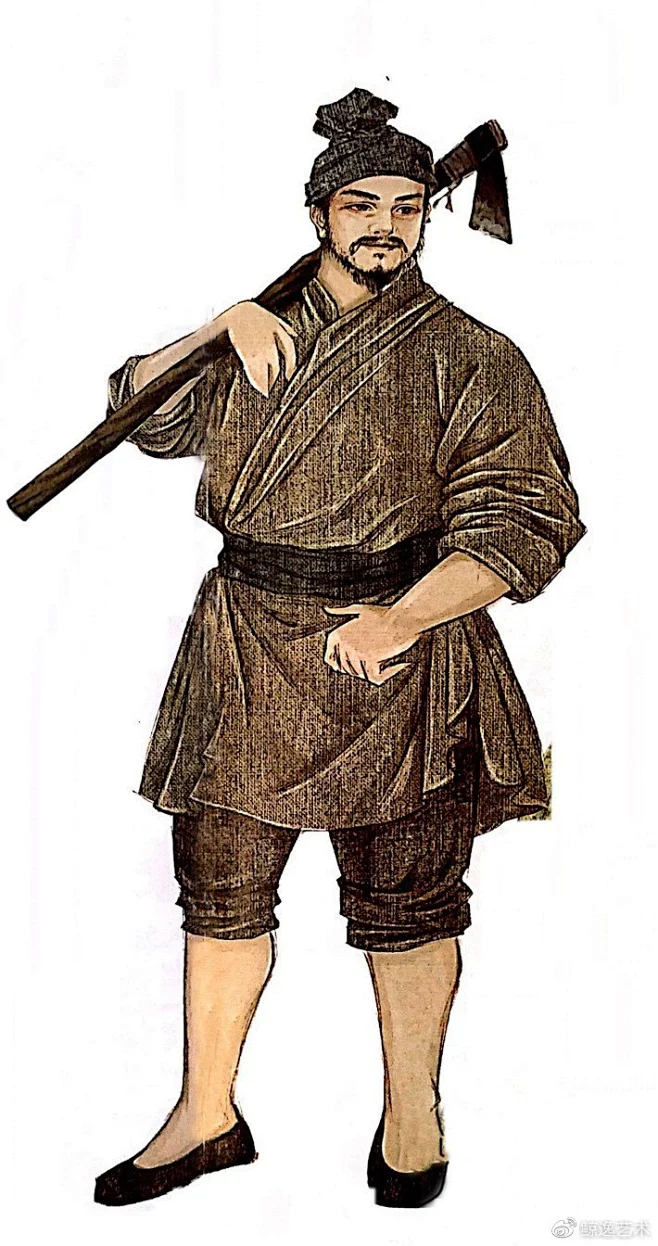 唐代平民老百姓服饰-花瓣网