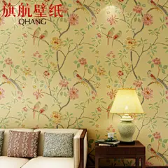 中式壁纸鸟语花香