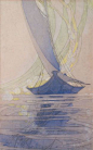 美国艺术家Bertha Lum (1869 – 1954) ，用版画描绘她眼中的东洋。